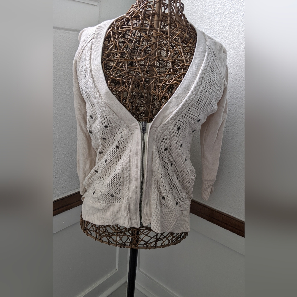 American Eagle Zip-Up Cardigan